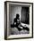 Woman in underwear on Bare Mattress-Phil Sharp-Framed Photographic Print