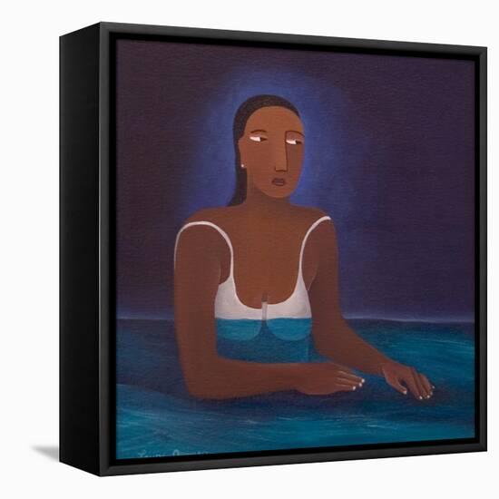 Woman in Water, 2004-Laura James-Framed Premier Image Canvas