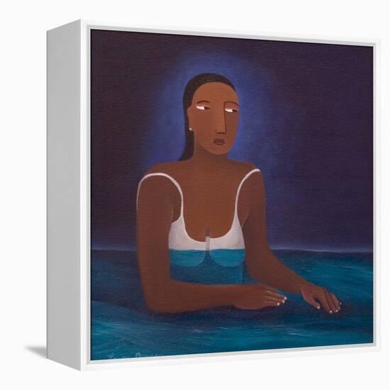 Woman in Water, 2004-Laura James-Framed Premier Image Canvas