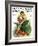 "Woman in Wheelbarrow," Saturday Evening Post Cover, June 20, 1931-Ellen Pyle-Framed Giclee Print