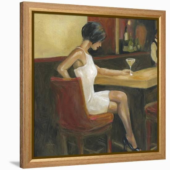 Woman in White 1-Sandra Smith-Framed Stretched Canvas