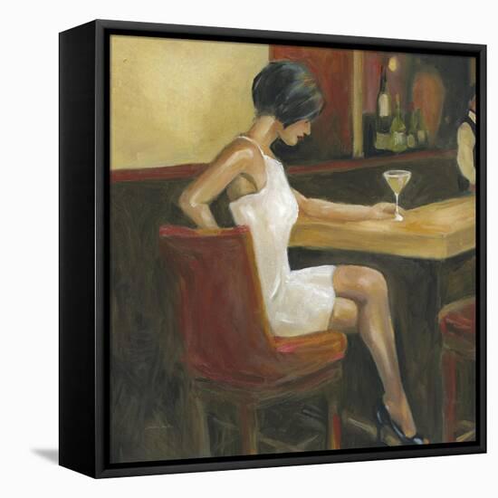 Woman in White 1-Sandra Smith-Framed Stretched Canvas