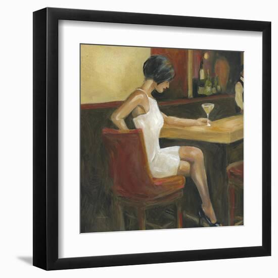 Woman in White 1-Sandra Smith-Framed Art Print