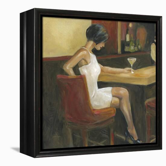 Woman in White 1-Sandra Smith-Framed Stretched Canvas