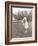 Woman in White Gloves Playing Golf-null-Framed Photo