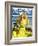 "Woman in Yellow," Saturday Evening Post Cover, June 15, 1935-Andrew Loomis-Framed Premium Giclee Print
