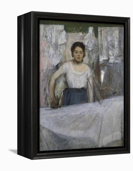 Woman Ironing, about 1869-Edgar Degas-Framed Premier Image Canvas