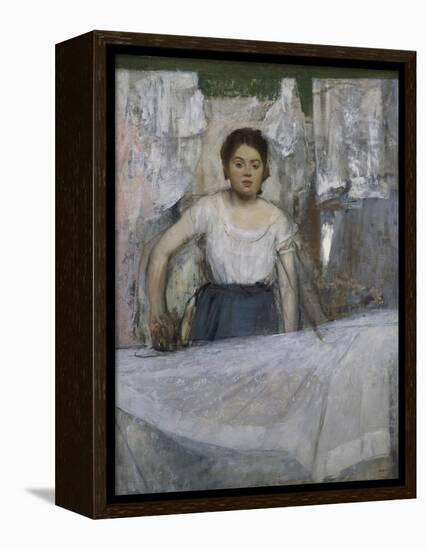 Woman Ironing, about 1869-Edgar Degas-Framed Premier Image Canvas