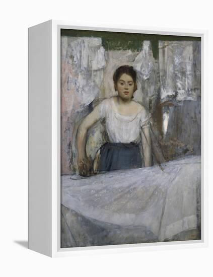 Woman Ironing, about 1869-Edgar Degas-Framed Premier Image Canvas