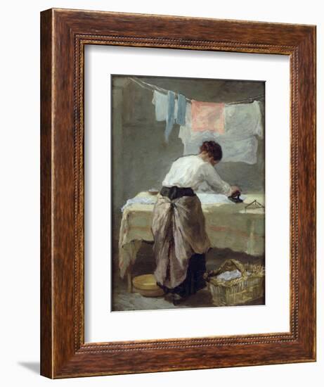 Woman Ironing-Armand Desire Gautier-Framed Giclee Print