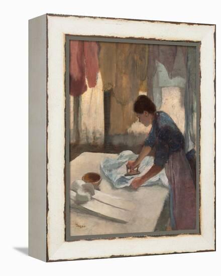 Woman Ironing-Edgar Degas-Framed Premier Image Canvas