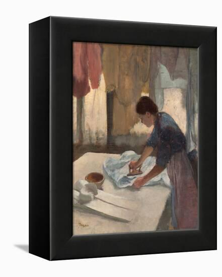 Woman Ironing-Edgar Degas-Framed Premier Image Canvas