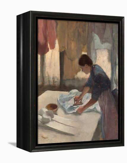 Woman Ironing-Edgar Degas-Framed Premier Image Canvas