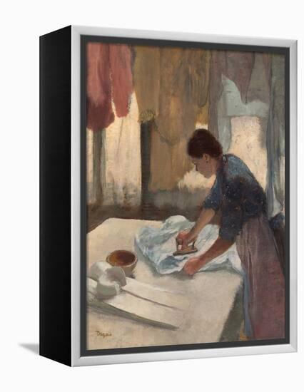 Woman Ironing-Edgar Degas-Framed Premier Image Canvas