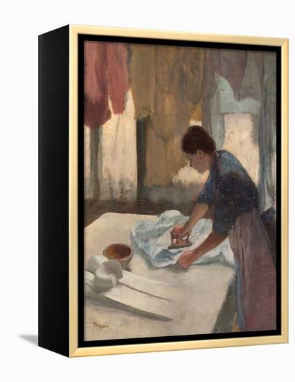 Woman Ironing-Edgar Degas-Framed Premier Image Canvas