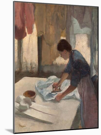 Woman Ironing-Edgar Degas-Mounted Giclee Print
