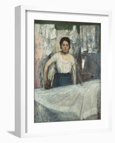 Woman Ironing-Edgar Degas-Framed Giclee Print