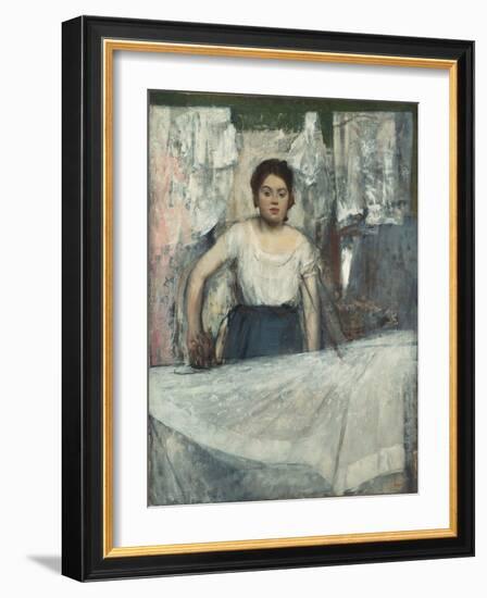 Woman Ironing-Edgar Degas-Framed Giclee Print