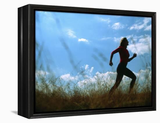 Woman Jogging-Cristina-Framed Premier Image Canvas
