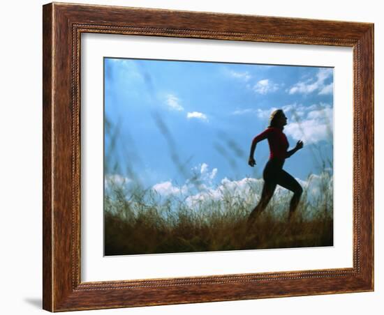 Woman Jogging-Cristina-Framed Photographic Print