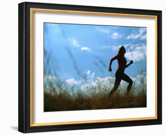 Woman Jogging-Cristina-Framed Photographic Print