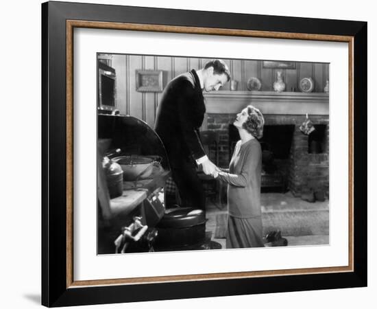 Woman Kneeling to a Man-null-Framed Photo