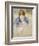 Woman Leaning over Baby-Mary Cassatt-Framed Giclee Print