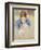 Woman Leaning over Baby-Mary Cassatt-Framed Giclee Print