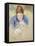Woman Leaning over Baby-Mary Cassatt-Framed Premier Image Canvas