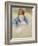 Woman Leaning over Baby-Mary Cassatt-Framed Giclee Print