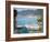 Woman Looking at Cruise Ship in Port, Charlotte Amalie, St. Thomas, US Virgin Islands, Caribbean-Angelo Cavalli-Framed Photographic Print