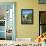 Woman Looking Over Coconut Palms to the Beach, Kovalam, Kerala State, India-Gavin Hellier-Framed Premier Image Canvas displayed on a wall