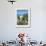 Woman Looking Over Coconut Palms to the Beach, Kovalam, Kerala State, India-Gavin Hellier-Framed Photographic Print displayed on a wall