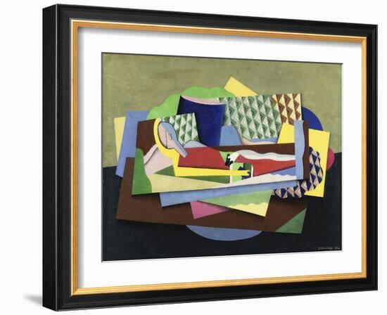 Woman Lying Down-Georges Valmier-Framed Giclee Print