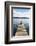 Woman Meditating on a Jetty, Lake Ianthe, West Coast, South Island, New Zealand, Pacific-Matthew Williams-Ellis-Framed Photographic Print