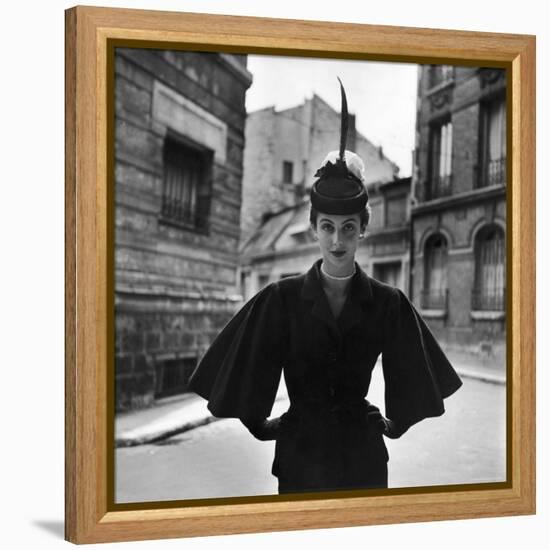 Woman Modeling a Full Sleeved Suit-Gordon Parks-Framed Premier Image Canvas