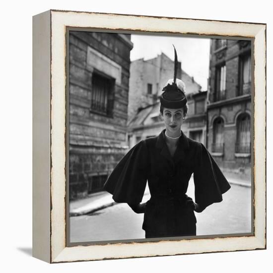 Woman Modeling a Full Sleeved Suit-Gordon Parks-Framed Premier Image Canvas