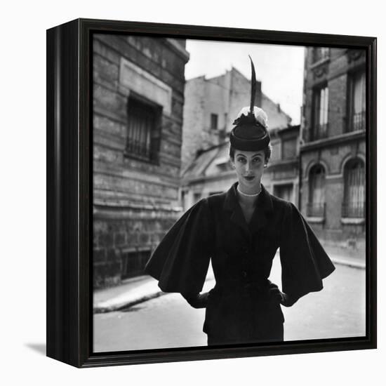 Woman Modeling a Full Sleeved Suit-Gordon Parks-Framed Premier Image Canvas