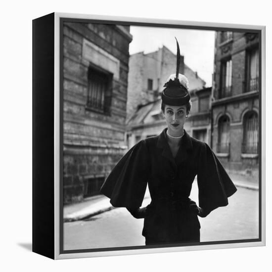 Woman Modeling a Full Sleeved Suit-Gordon Parks-Framed Premier Image Canvas