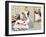 Woman Observing as Couple Have Sex-Japanese School-Framed Giclee Print