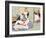 Woman Observing as Couple Have Sex-Japanese School-Framed Giclee Print