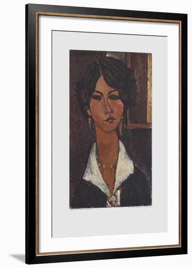 Woman of Algeria-Amedeo Modigliani-Framed Collectable Print