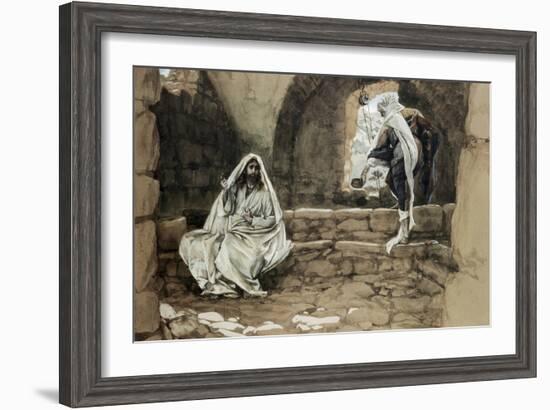 Woman of Samaria at the Well-James Tissot-Framed Giclee Print