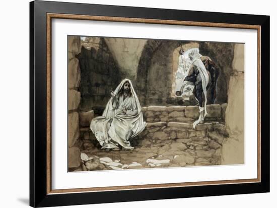 Woman of Samaria at the Well-James Tissot-Framed Giclee Print