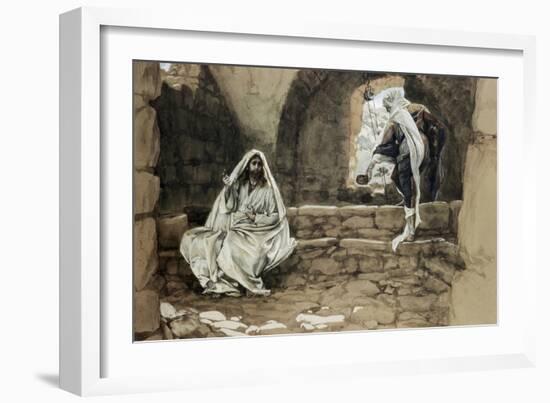 Woman of Samaria at the Well-James Tissot-Framed Giclee Print