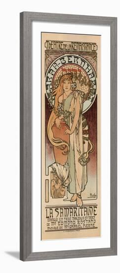 Woman of Samaria-Alphonse Mucha-Framed Giclee Print