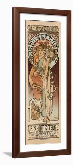 Woman of Samaria-Alphonse Mucha-Framed Giclee Print