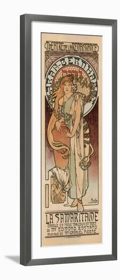 Woman of Samaria-Alphonse Mucha-Framed Giclee Print