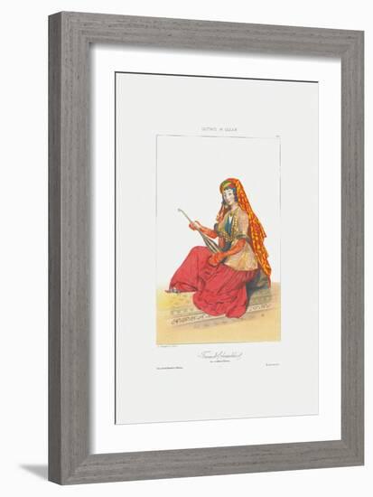 Woman of Shamakhy (From: Scenes, Paysages, Meurs Et Costumes Du Caucas), 1840-Grigori Grigorievich Gagarin-Framed Giclee Print