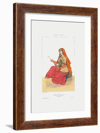 Woman of Shamakhy (From: Scenes, Paysages, Meurs Et Costumes Du Caucas), 1840-Grigori Grigorievich Gagarin-Framed Giclee Print